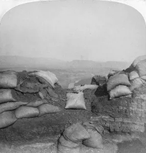 View from Spion Kop, South Africa, 2nd Boer War, 1901. Artist: Underwood & Underwood