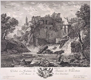 Fortress Gallery: View of Spoleto, ca. 1770. Creator: Pietro Antonio Martini