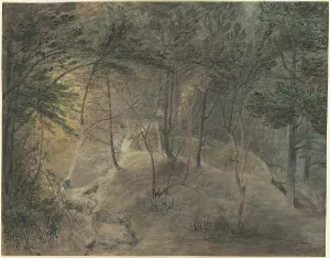 View from the Springhouse at Echo, c. 1808. Creator: William Russell Birch