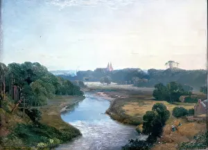 St Machars Cathedral Prints: View of St Machar's from the River Don
