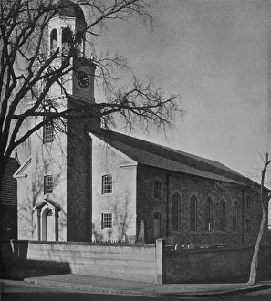 Cupola Prints: View of St Pauls Church from Main Street, Newburyport, Massachusetts, 1924