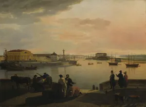 1817 Prints: A View from St. Petersburg, 1817. Creator: Shchedrin, Sylvester Feodosiyevich (1791-1830)