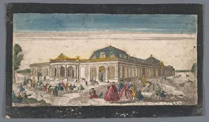 Edifice Prints: View of the stables of the Château de Chantilly, 1700-1799. Creator: Anon