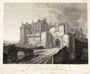 View of Stirling Castle, eng. William Byrne, pub. 1781 (engraving)
