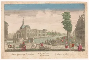 Rotterdam Zuid Holland Netherlands Prints: View of the Stock Exchange in Rotterdam, 1745-1775. Creator: Jean-Francois Daumont