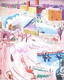 View of Stockholm, 1917. Creator: Isaac Grünewald