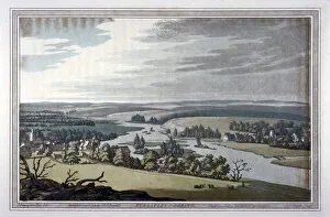 Joseph Constantine Prints: View of Streatley and Goring in Berkshire and Oxfordshire, 1793