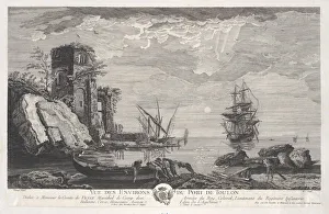 Joseph Vernet Prints: View of the Surroundings of the Port of Toulon, ca. 1750-1800. Creator: Giavaranni