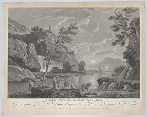 Fortress Gallery: View of the Surroundings of Regio in Calabria, ca. 1770. Creator: Charles Nicolas Dufour