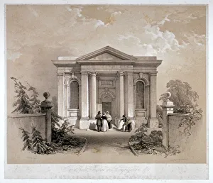 Congregational Prints: View of Sutherland Chapel, Walworth, Southwark, London, c1842. Artist: George Hawkins