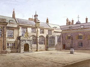 Charterhouse Prints: View of Suttons Pensioners Hall, Charterhouse, London, 1885. Artist: John Crowther
