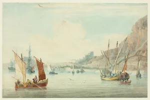 River Tagus Prints: View on the Tagus, n.d. Creators: Samuel Owen, William Havell