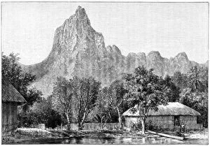 Les Francais Illustres Gallery: View of Tahiti, 1898