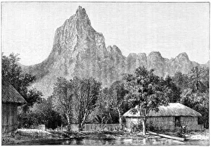 Demoulin Collection: View of Tahiti, 1898
