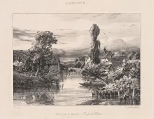 Jules Dupré French Prints: View taken at Alencon (Vue Prise a Alencon), 1839. Creator: Jules Dupré