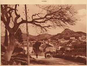 La Cote Dazur De Marseille A Menton Prints: View taken from Chemin de l Hermitage, Hyeres, 1930. Creator: Unknown