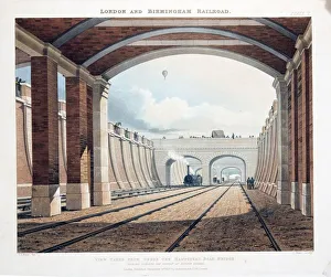 Stephenson Prints: View Taken from Under the Hampstead Road Bridge