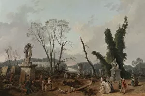 Images Dated 21st November 2017: View of the Tapis Vert at Versailles, 1777