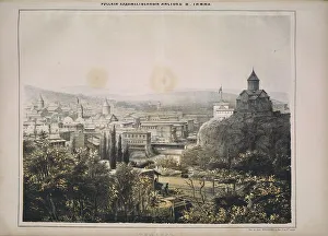 Timm Prints: View of Tbilisi, 1850s. Creator: Timm, Wassili (George Wilhelm) (1820-1895)