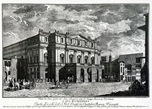 Scala Prints: View of the Teatro Grande alla Scala