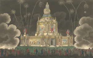 Images Dated 29th September 2020: A View of the Temple of Concord Erected in the Green Park, to Celebrate the G