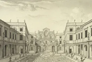 Landscaped Prints: View of the Tessin Palace garden