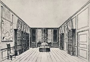 Edward F Strange Gallery: View Towards the Thames in Samuel Pepyss Library, York Buildings, 1928