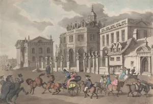 Printing House Prints: View of the Theatre, Printing House &c. Oxford, 1810. 1810