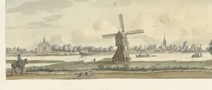 View of Tienhoven and Het Huis Herlaar, 1750. Creator: Jan de Beyer