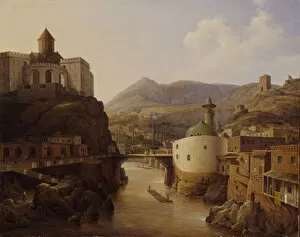 Chernetsov Gallery: View of Tiflis, 1839. Artist: Chernetsov, Nikanor Grigoryevich (1805-1879)