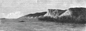 View on the Tigris, near Djebar; Journeyings in Mesopotamia, 1875. Creator: Unknown