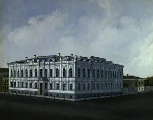 Vocational Education Prints: View of the Tomsk Vocational School, 1880-1897. Creator: Pavel Mikhailovich Kosharov