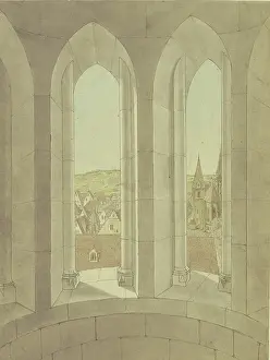 Karl Prints: View from the tower of St. Gumbertus Church towards St