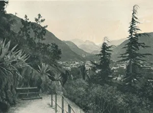 South Tyrol Prints: View of the town of Bolzano, South Tyrol, Italy, 1927. Artist: Eugen Poppel