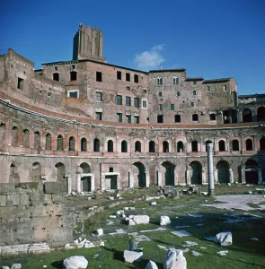 View of Trajans Market, 1st century. Artist: Apollodorus of Damascus