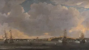 Ranieri Nooms Prints: View of Tripoli, 1662-1668. Creator: Reinier Zeeman