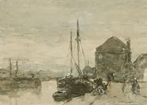Weissenbruch Jan Hendrik Prints: View of Turfmarkt and Eendjespoort in Haarlem
