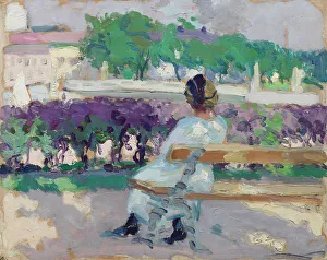 Park Bench Prints: A View from Turku, 1915. Creator: Santeri Salokivi