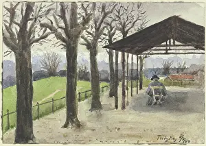 Bavaria Prints: View from Tutzing, 1899. Creator: Fritz Hauck