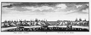L Rsenius Gallery: View of Tyumen, ca 1735. Artist: Lursenius, Johann Wilhelm (1704-1771)