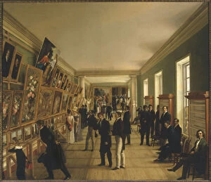 Chopin Gallery: View of the University Exhibition of Fine Arts in Warsaw, 1828, 1828