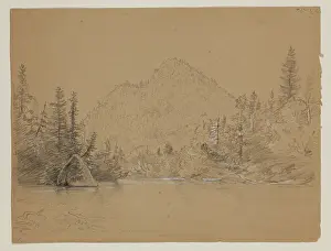 Evergreen Prints: View of a Valley, 1846. Creator: Thomas Cole