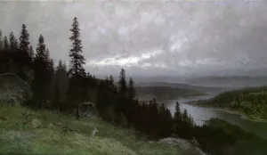 View of the valley, 1884. Creator: Ludvig Skramstad