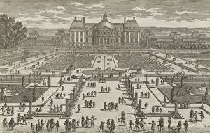Seine Et Marne Collection: View of Vaux-Le-Vicomte, 1680s. 1680s. Creator: Adam Perelle