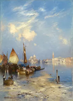 Campanile Collection: A View of Venice, 1891. Creator: Thomas Moran