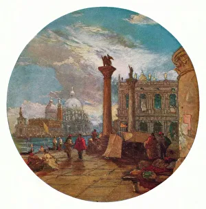 James Holland Prints: View in Venice, c1853