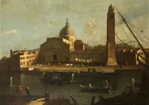 Campanile Collection: View Of Venice - The Church Of Il Redentore, 1700-1800. Creator: Unknown