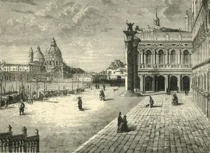Santa Salute Prints: View in Venice: The Molo, 1890. Creator: Unknown