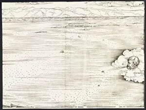 Barbari Jacopo De Gallery: View of Venice [upper right block], 1500. Creator: Jacopo de Barbari