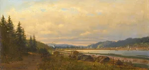 Industrialisation Prints: View of Verkh-Neyvinsky, ca 1877. Creator: Vereshchagin, Pyotr Petrovich (1836-1886)